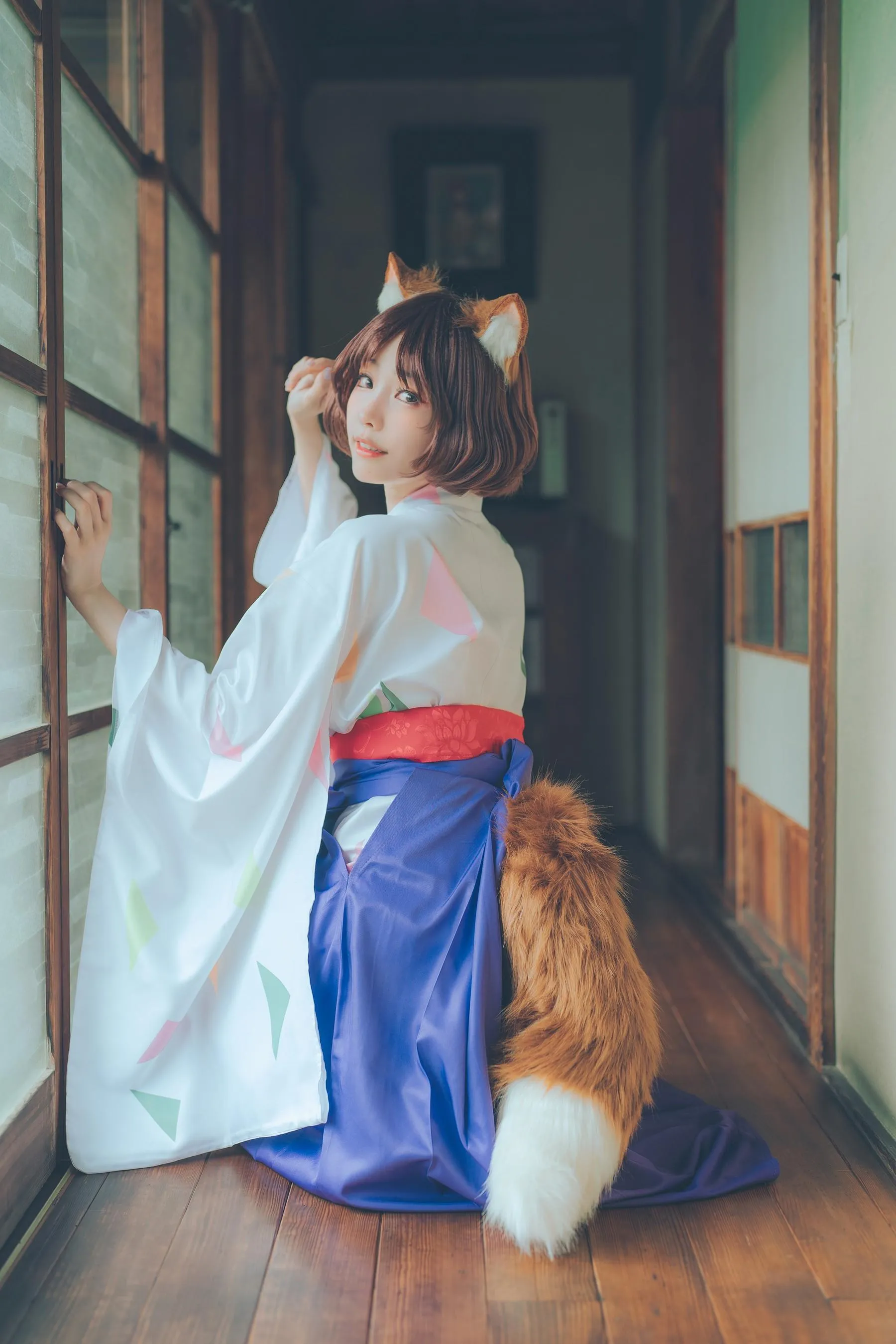 ElyEE子 – NO.113 2023.July A-Dongitsune ~Taisho-era 大正小狐狸 [46P]插图7